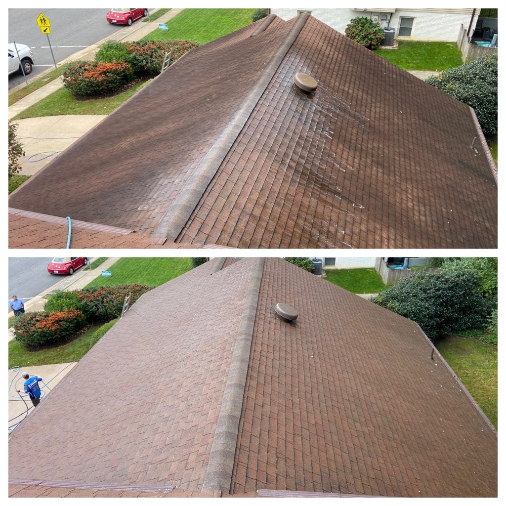 roof cleaning in Manassas, VA