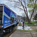 power washing sidewalk in Manassas