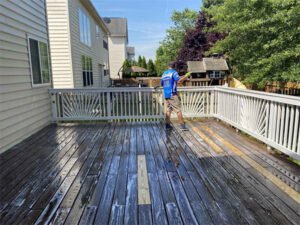 deck cleaning