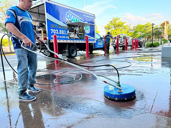 concrete power washing