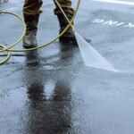 parking lot cleaning