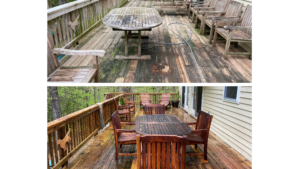 Deck power washing