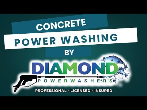 Satisfying Concrete power washing | Diamond Power Washers